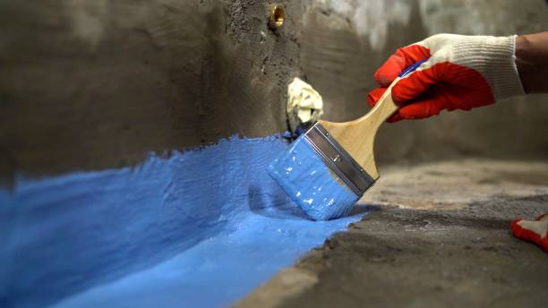 Crawl space vapor barrier installation in Mount Ayr, IN